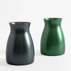 Outlet inny Wazon metaliczny zielony SIGNE 20 cm