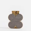 Clearance inny Wazon nowoczesny szaro-złoty 15 cm
