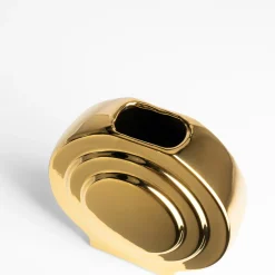 inny Wazon nowoczesny złoty 15 cm