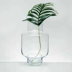 Best SOLBIKA Wazon szklany przezroczysty 30 cm