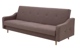 Wersalka retro na drewnianych nóżkach LUIZA