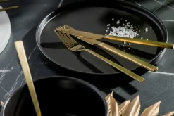 Kulig Sztućce^Widelec złoty PIANO GOLD, kpl 3 szt.