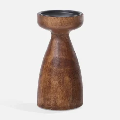 Sale inny Świecznik drewniany 19 cm