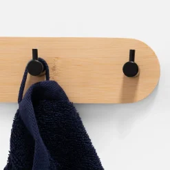 inny Wieszaki, Półki Tekstylne, Organizery^Wieszak na drzwi bambusowy 30,5 cm