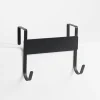 Clearance inny Wieszak na drzwi czarny 12x7,5x10,5 cm