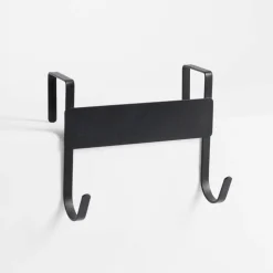 Clearance inny Wieszak na drzwi czarny 12x7,5x10,5 cm