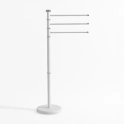 inny Akcesoria Łazienkowe|Akcesoria Łazienkowe^Wieszak na ręczniki stojący biały 90 cm