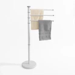 inny Akcesoria Łazienkowe|Akcesoria Łazienkowe^Wieszak na ręczniki stojący biały 90 cm