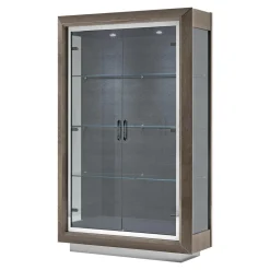 Online Modum Witryna 125 cm z oświetleniem ELITE DAY srebrna brzoza