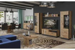 Furni Home Witryna DORIAN lewa DN6 2D z oświetleniem