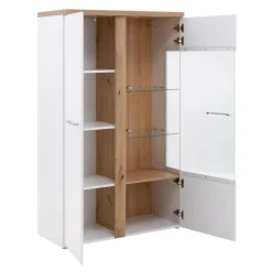 Clearance FORTE Witryna TULUZA 1DS1D z oświetleniem