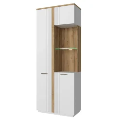 Sale Witryna wysoka ryflowana MATEO 210 cm