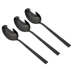 New Kulig Łyżeczka do herbaty PIANO BLACK, kpl. 3 szt.