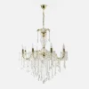 Clearance Zumaline Żyrandol świecznikowy retro złoty CHATEAU 70 cm