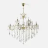 Zumaline Żyrandole|Lampy Wiszące^Żyrandol świecznikowy retro złoty CHATEAU 100 cm