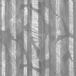 Hot Zasłona do salonu na przelotkach szara VANUA 140x260 cm