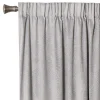 Outlet Zasłona do salonu szara BILO 140x260 cm