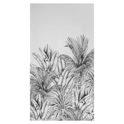 Eurofirany Firany, Zasłony I Akcesoria^Zasłona na przelotkach czarno-biała NERINA 140x250 cm