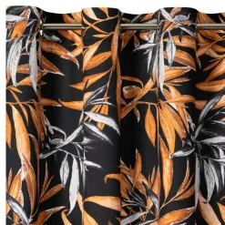 PIERRE CARDIN Firany, Zasłony I Akcesoria^Zasłona welurowa czarno-ruda ZOJA 140x250 cm
