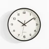 inny Zegary^Zegar na ścianę czarny 25,5 cm