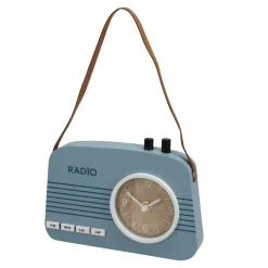 Discount Zegar stojący dla dzieci RADIO niebieski