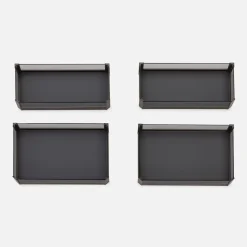 Best VORTUNG Zestaw 4 koszy do cargo narożnego, highclass grey