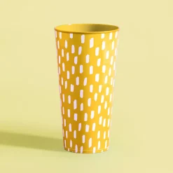 inny Grill I Piknik^Zestaw 4 kubków plastikowych żółty 400 ml