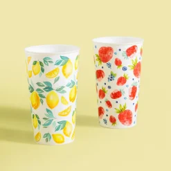 inny Grill I Piknik|Szklanki I Kubki^Zestaw 2 kubków plastikowych 650 ml