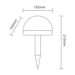 Zumaline Lampy Ogrodowe|Lampy Ogrodowe^Zestaw 4 lamp LED zewnętrznych solarnych