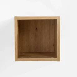 inny Szafki Łazienkowe|Szafki, Słupki I Półki Łazienkowe^Zestaw 3 półek wiszących do łazienki dąb artisan LADAMA