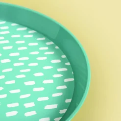 inny Grill I Piknik|Talerze^Zestaw 4 talerzy plastikowych zielony, 21 cm