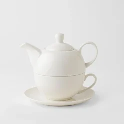 inny Filiżanki I Spodki^Zestaw do herbaty dzbanek z filiżanką TEA FOR ONE