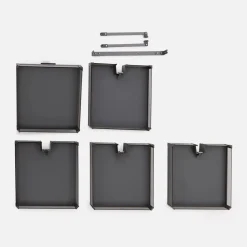 VORTUNG Systemy Cargo^Zestaw koszy do cargo wysokiego, 60 cm, highclass grey