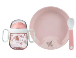 Online Mepal Zestaw naczyń LITTLE DUTCH MIO FLOWERS & BUTTERFLIES 3 elementy