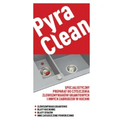 Outlet PYRAMIS POLSKA SPÓŁKA Z OGRANICZONĄ ODPOWIEDZIALNOŚCIĄ Zlewozmywak ZEFIR z baterią HERA karbon 62x50 cm + Pyra Clean